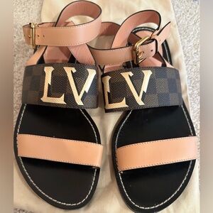 Authentic LV sandals